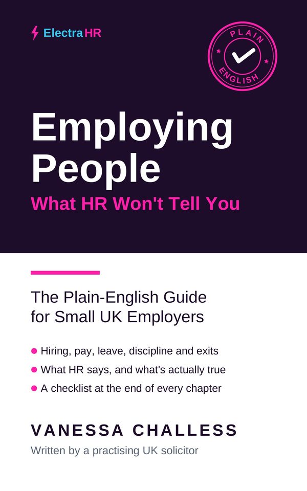 Cover of Employing People, published by Electra HR