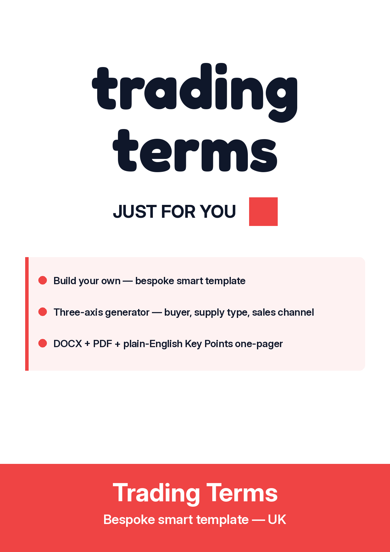 Trading Terms — Essentials – cover 1